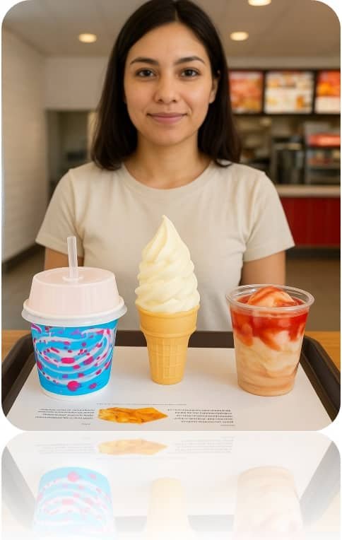 McDonald's  Core Ice Cream Menu Items