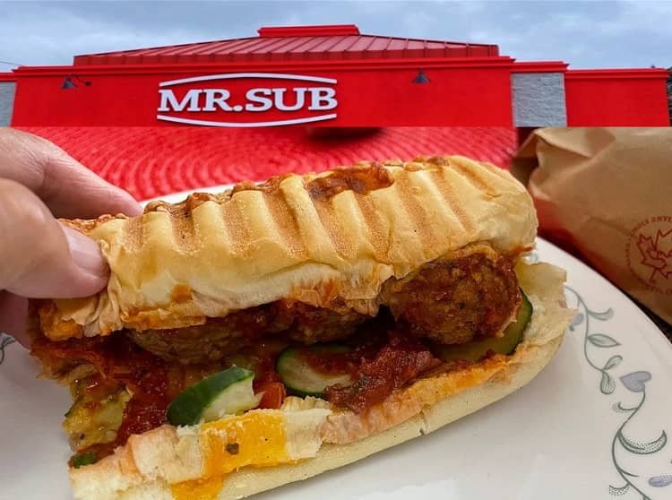Mr Sub Menu