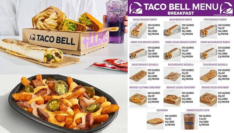 Taco Bell Menu Canada – Full Prices, Combos & Deals