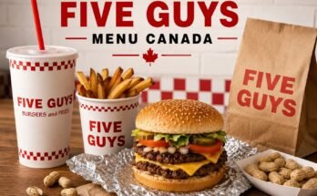 Five Guys Menu Canada