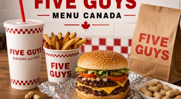 Five Guys Menu Canada