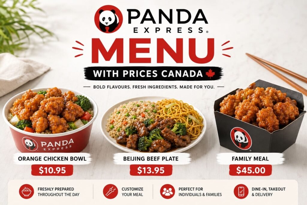 Panda Express Canada Menu