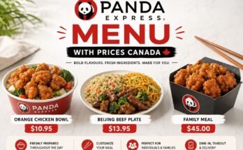 Panda Express Canada Menu