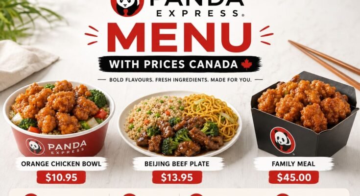 Panda Express Canada Menu